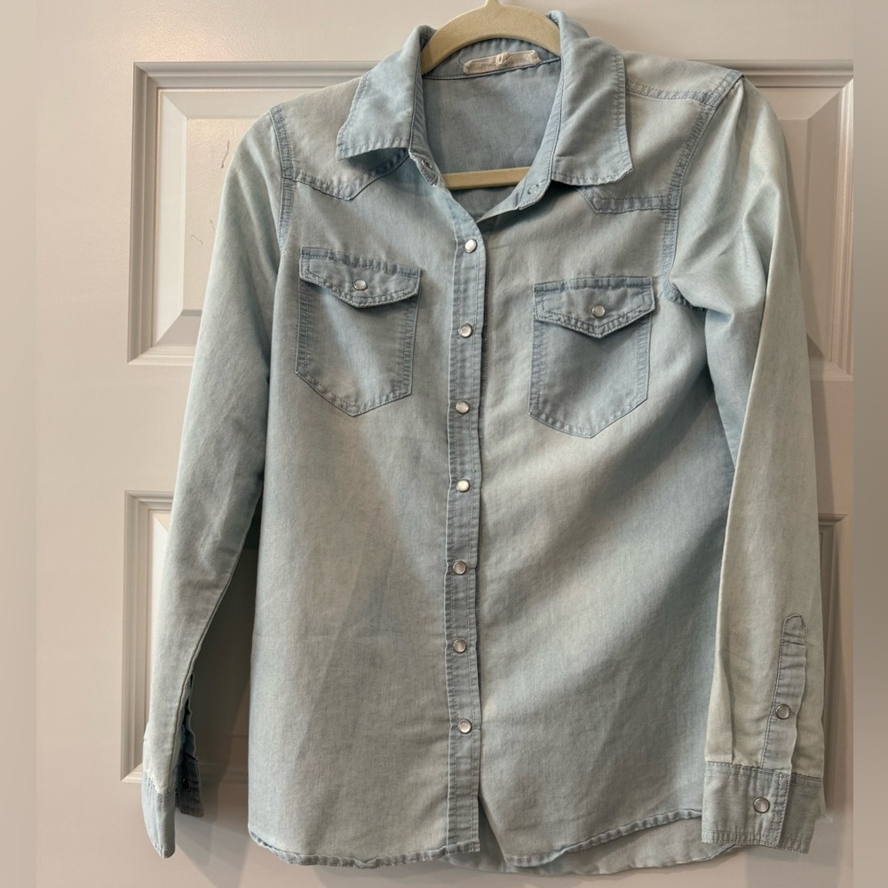Long sleeve Jean shirt